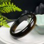 Gradient Blue Yellow Tiger's Eye Bangle 61MM Cornucopia Lightning Pattern