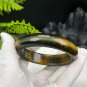 Gradient Blue Yellow Tiger's Eye Bangle 61MM Cornucopia Lightning Pattern