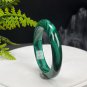 Rare Green Malachite Bangle 52MM Porcelain Luster Celestial Eyes Multi-layer