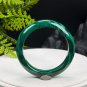Rare Green Malachite Bangle 52MM Porcelain Luster Celestial Eyes Multi-layer