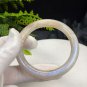Rare Sunstone Moonstone Intergrowth Bangle 55+MM Icy Translucent Sparkling Blue Light Round