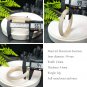 Rare Sunstone Moonstone Intergrowth Bangle 55+MM Icy Translucent Sparkling Blue Light Round