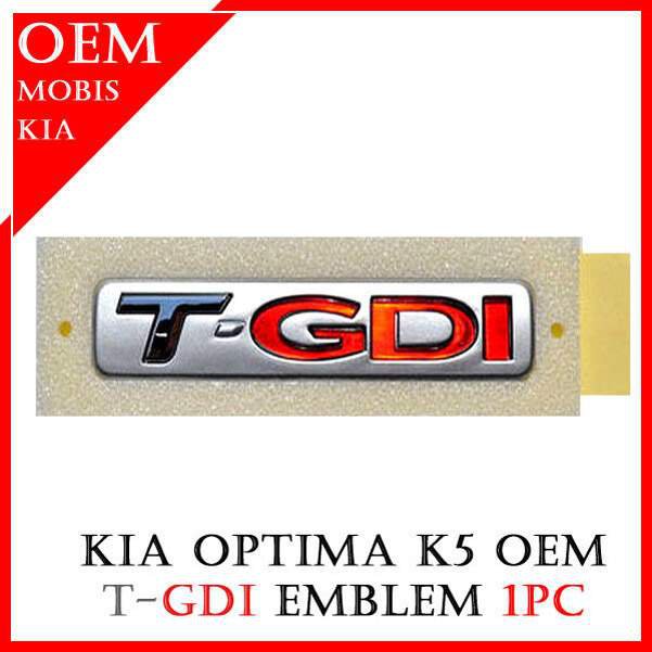 OEM Genuine New HYUNDAI MOBIS 86311 2T100 Chrome TURBO T GDI Logo Rear Badge Emblem