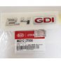 OEM Genuine New HYUNDAI MOBIS KIA 86312 2T000 Chrome 2.4 Gdi Logo Rear Badge Emblem