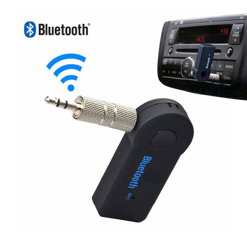 Hippcron Bluetooth Transmitter Bluetooth 5.0 Adapter with 3.5mm Audio Jack Wireless Music Handsfree