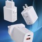 PD 20W Power Charger for iPhone 12 Pro Max mini QC3.0 USB type-C Dual Ports Wall Charger