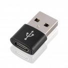 USB C 3.1 Type-C Female to USB 3.0 Type A Male Port Converter Adapter Aluminium Alloy Black