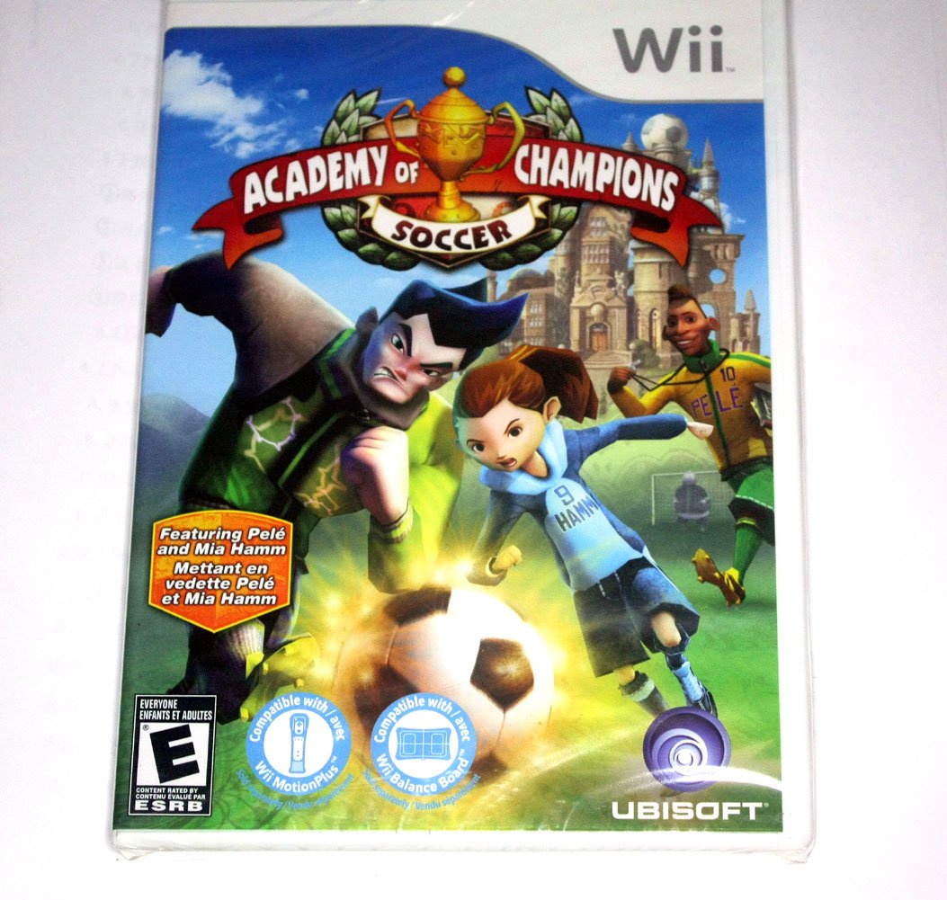 Brand New Sealed Academy of Champions: Soccer Game(Nintendo Wii, 2009)US Version