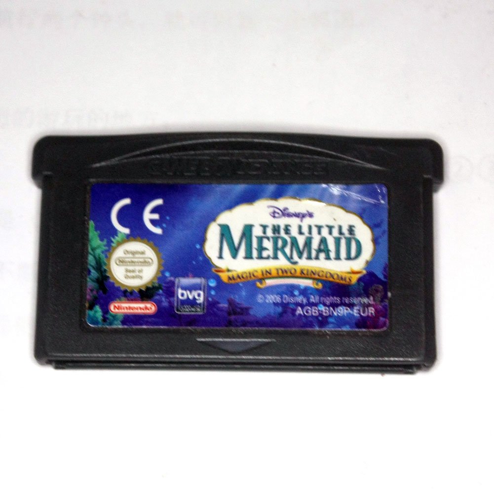 LITTLE MERMAID MAGIC IN TWO KINGDOMS (Nintendo GameBoy Advance GBA Game) EURO Version