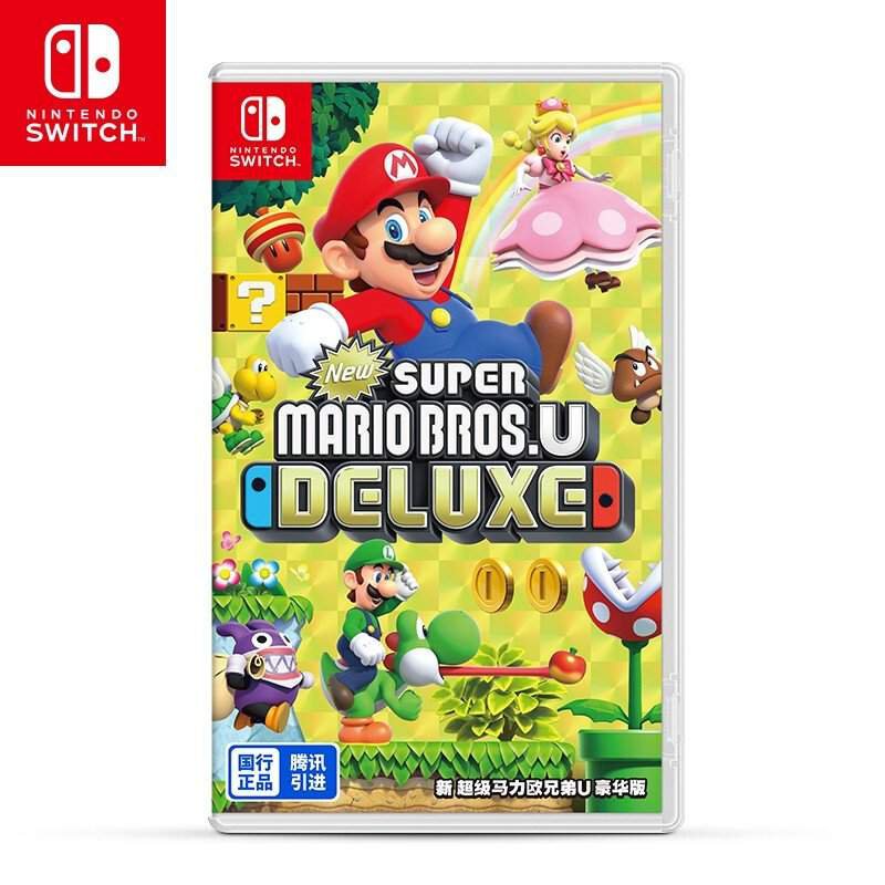 New Sealed Super Mario Bros U Deluxe Game(Nintendo Switch NS, 2019) Chinese Versione Tencent