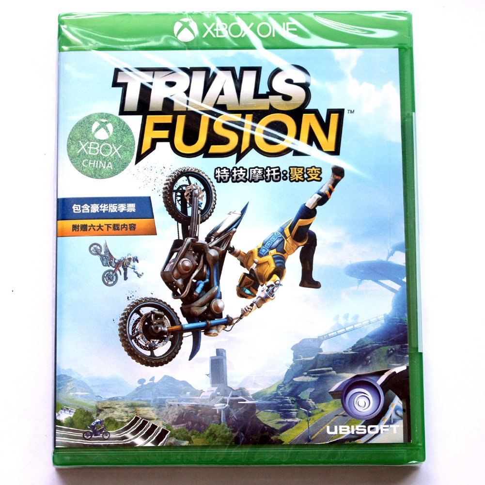 Brand New Sealed TRIALS FUSION Game(Microsoft XBOX ONE, 2014) Chinese Versione China