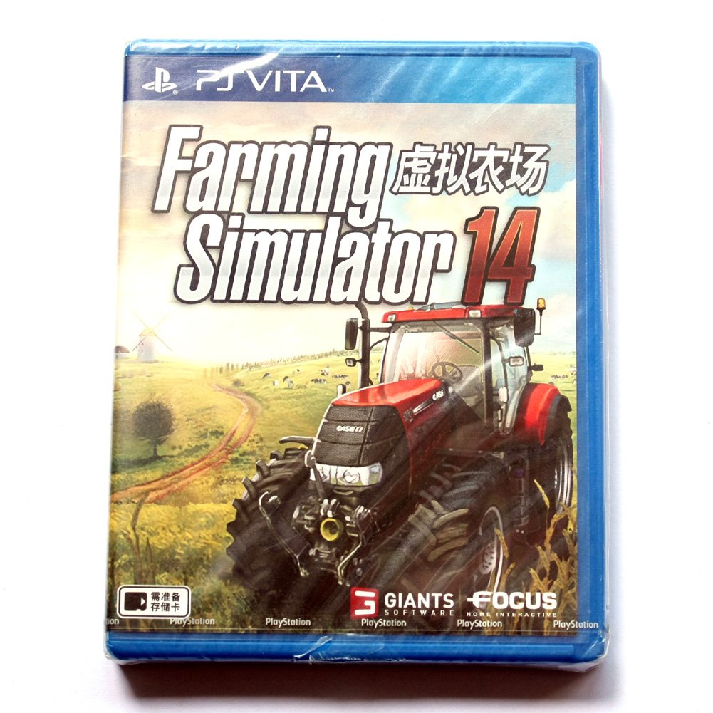 Brand New Sealed Farming Simulator 14 Game(SONY PlayStation PS Vita PSV,) Chinese Versione