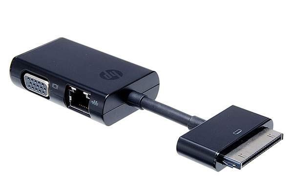 HP Dock Connector to Ethernet & VGA Adapter HP EliteBook VGA+ Ethernet Dock Connector