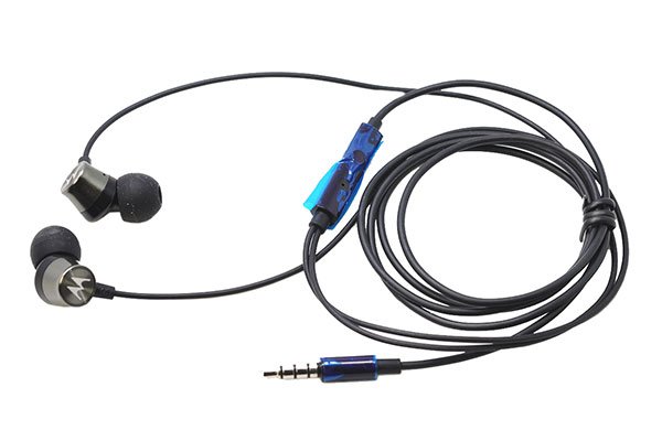 Motorola moto E6 plus novo phone originally wire controlled headset sh38c44959 3.5mm in ear headset