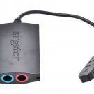 Genuine Original USB MICROPHONE Converter ADAPTOR SingStar SCEH-0001 For Playstation PS2 PS3 30CM