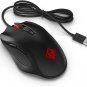OMEN HP Mouse 600 Wired Optical Gaming Mouse with 6 Buttons 12000 dpi RGB Backlit LED