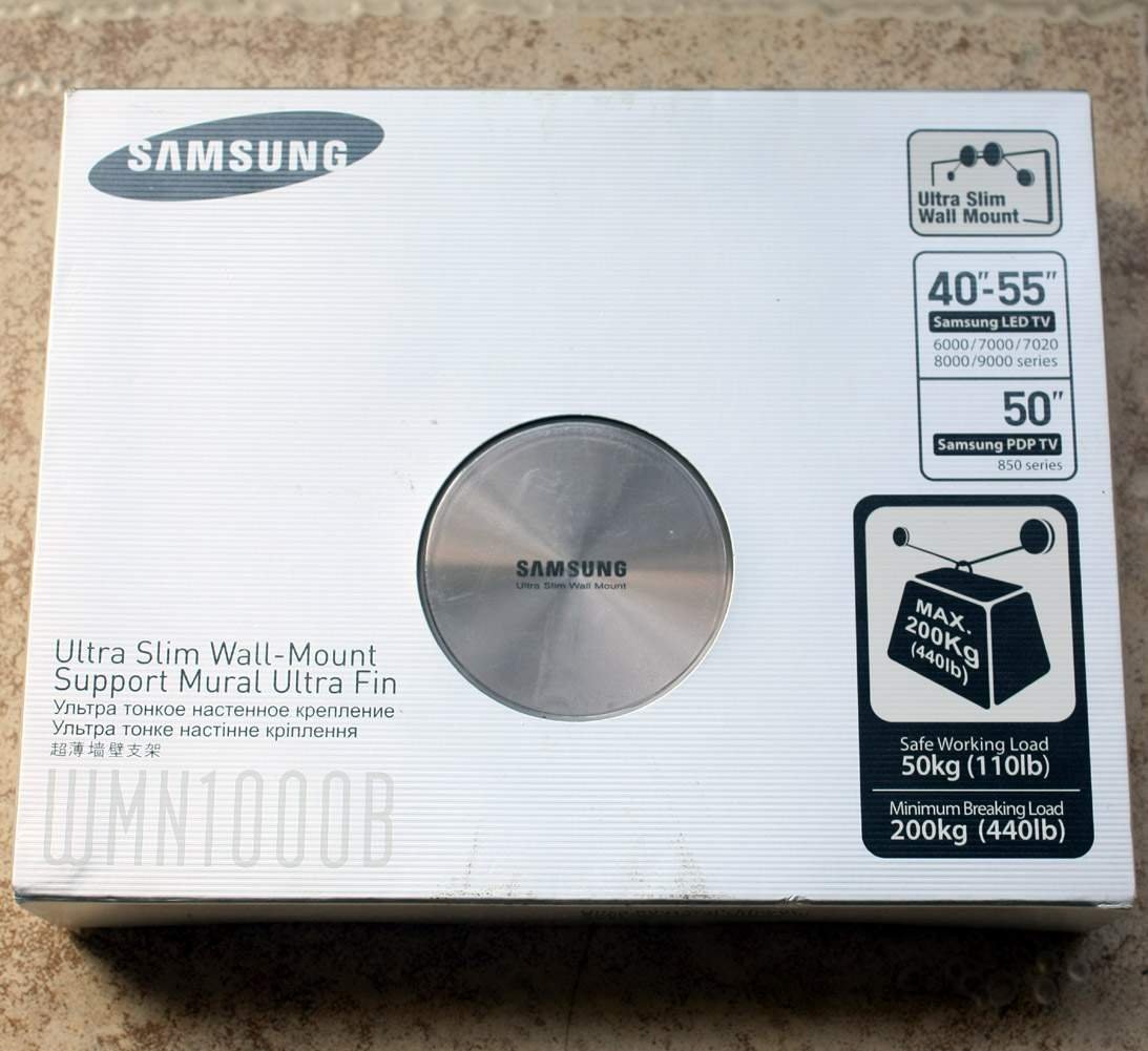 Genuine SAMSUNG WMN1000B Ultra Slim Wall Mount VESA 400MM 40'-55' LCD TV Wandhalterung