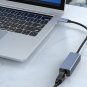 Aluminum Type-C to RJ45 Ethernet Adapter Gigabit  Card 10/100/1000M Internet Cable Laptop