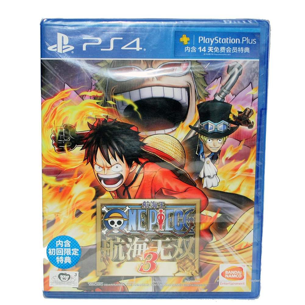 Brand New Sealed SONY Playstion 4 PS4 PS5 OnePiece:PirateWarriors3 Game Chinese Version CHINA