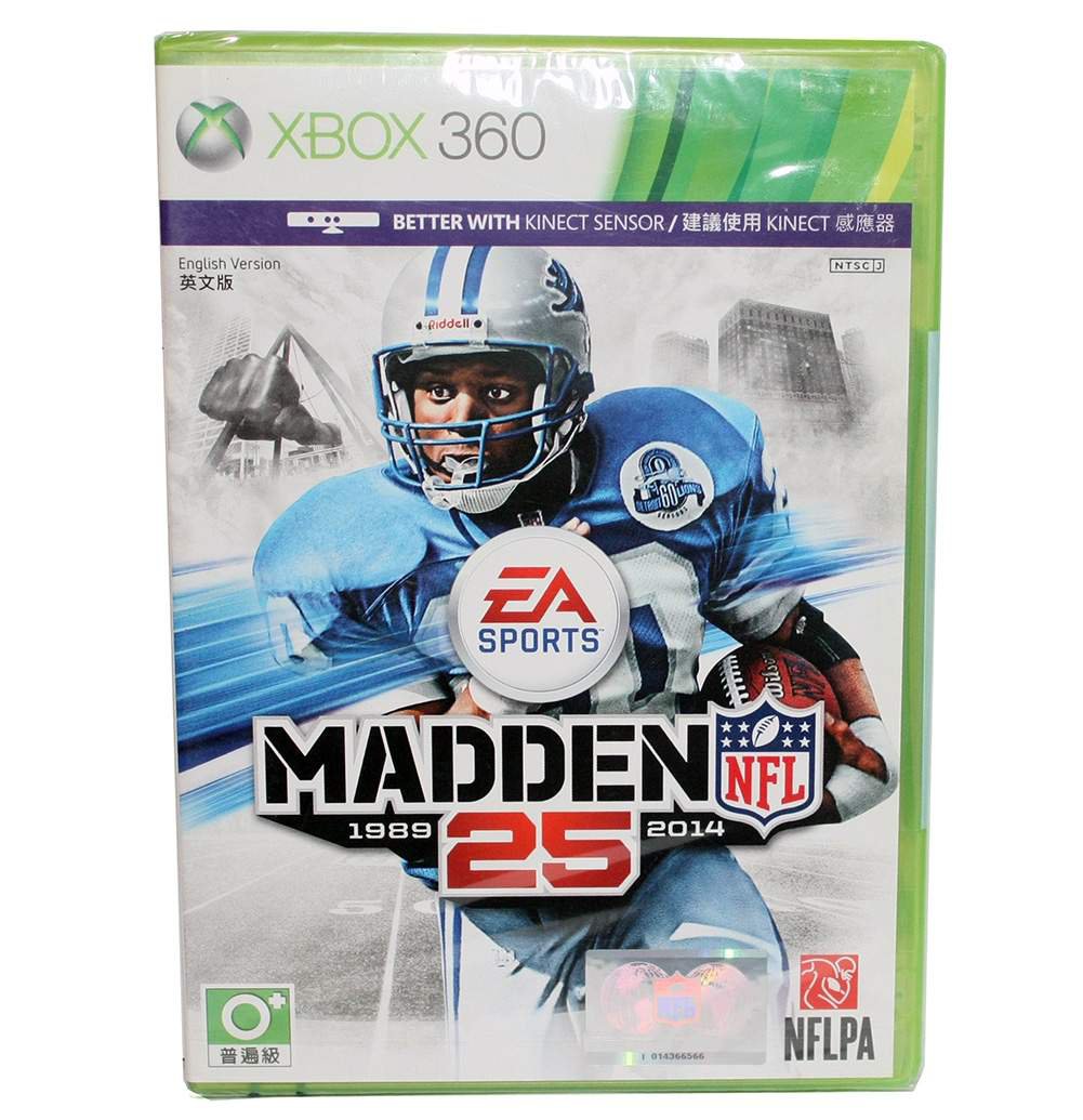 New Sealed RARE Game Madden NFL 25 - Xbox 360 - Sports/Football China version English