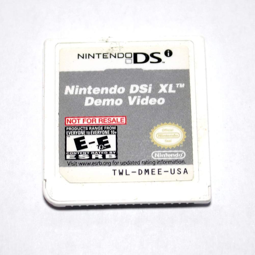 Official Nintendo DSi XL Demo Video Volume 1 & 2 Not For Resale Kiosk ...