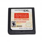 Rare Nintendo NDS Game Card America's Test Kitchen Let's Get Cook US Version NOT FOR RESALE DEMO