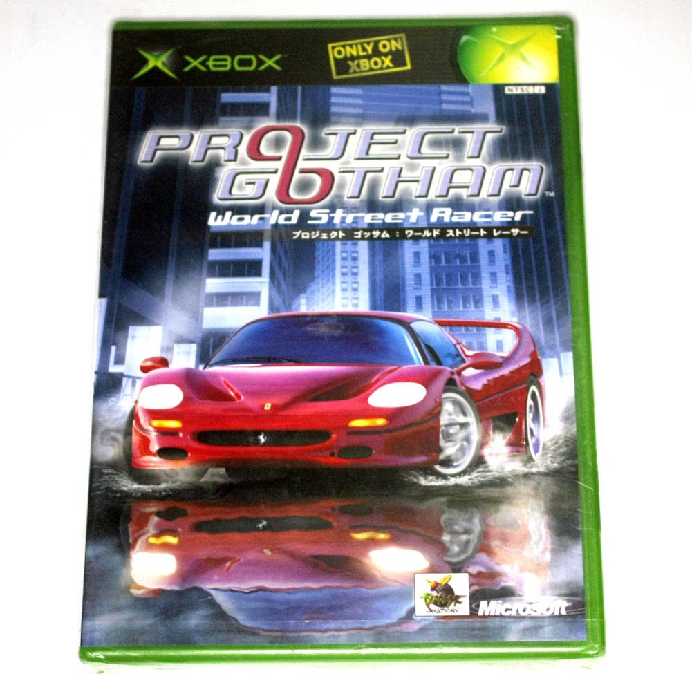 New Sealed RARE Game Project Gotham Racing World Street Racer Xbox Japan Version NTSC-J