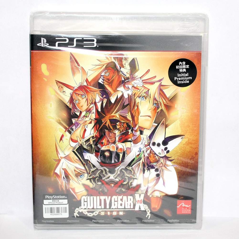 New Sealed GAME Guilty Gear Xrd Sign SONY PS3 PlayStation 3  HongKong Version Japanese