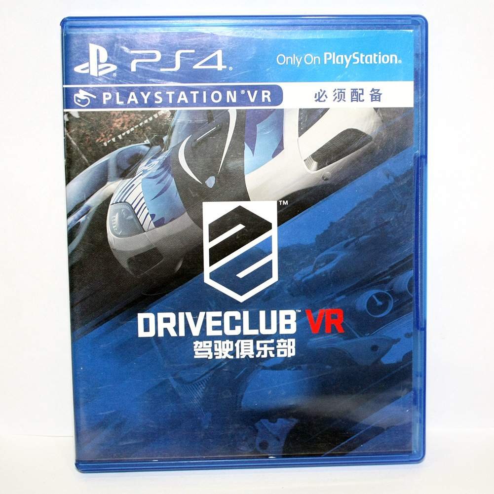 Used GAME DRIVECLUB VR CH SONY PS4 PS5 PlayStation 4 China Version PCCS-70027