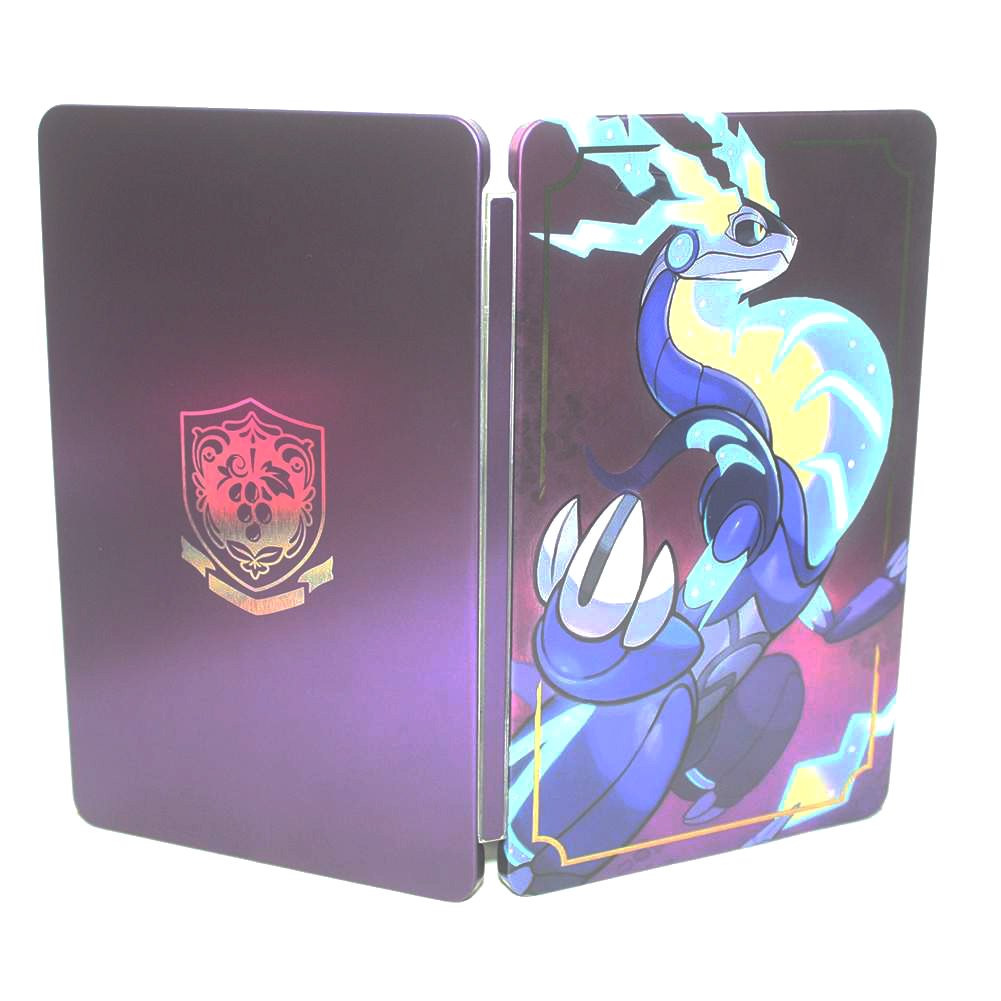 Brand New Official Nintendo Pok&Atilde;&copy;mon Violet Limited Edition SteelBook Case No Game