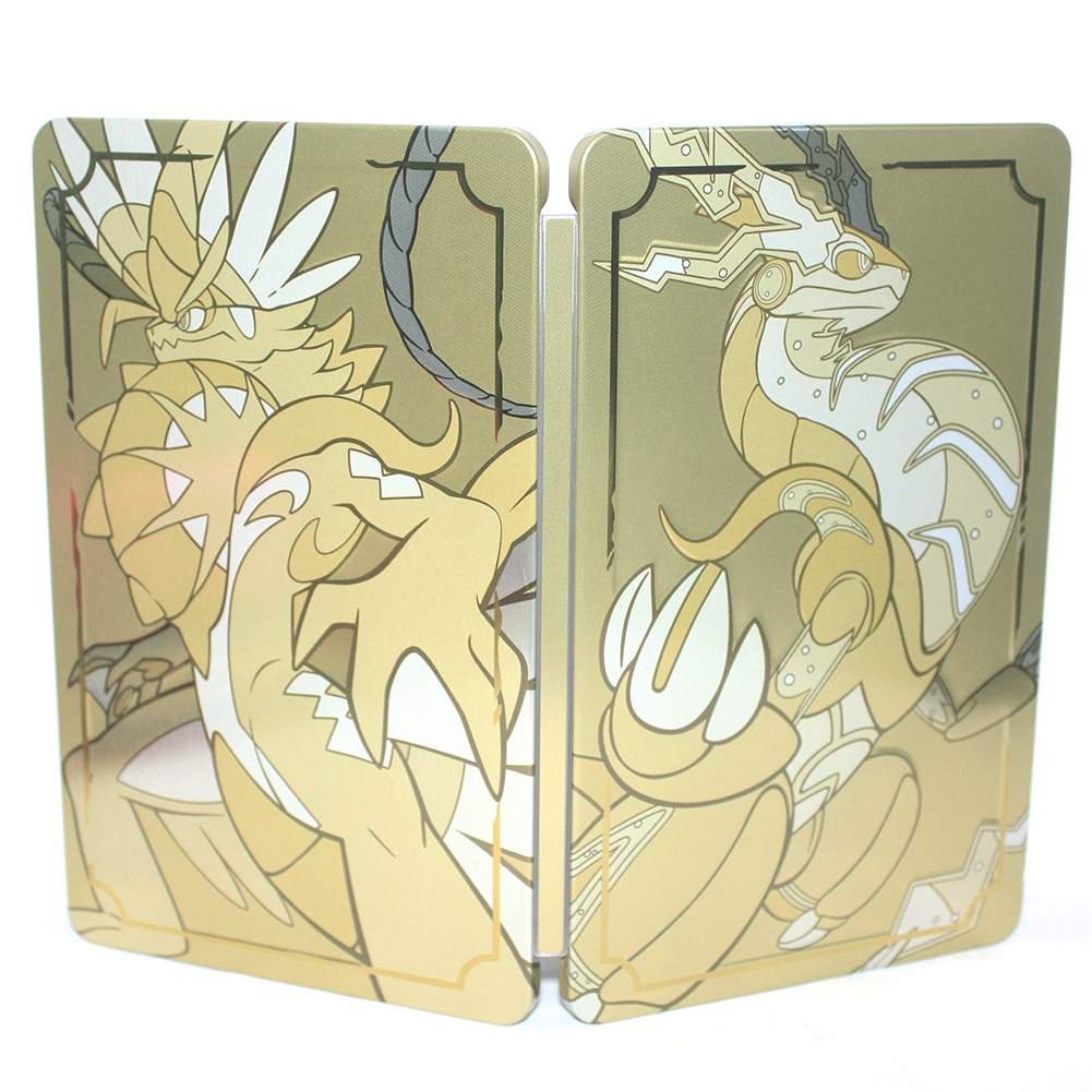 New Official Nintendo Pokémon Scarlet & Violet Special Gold Limited Edition SteelBook Case No Game