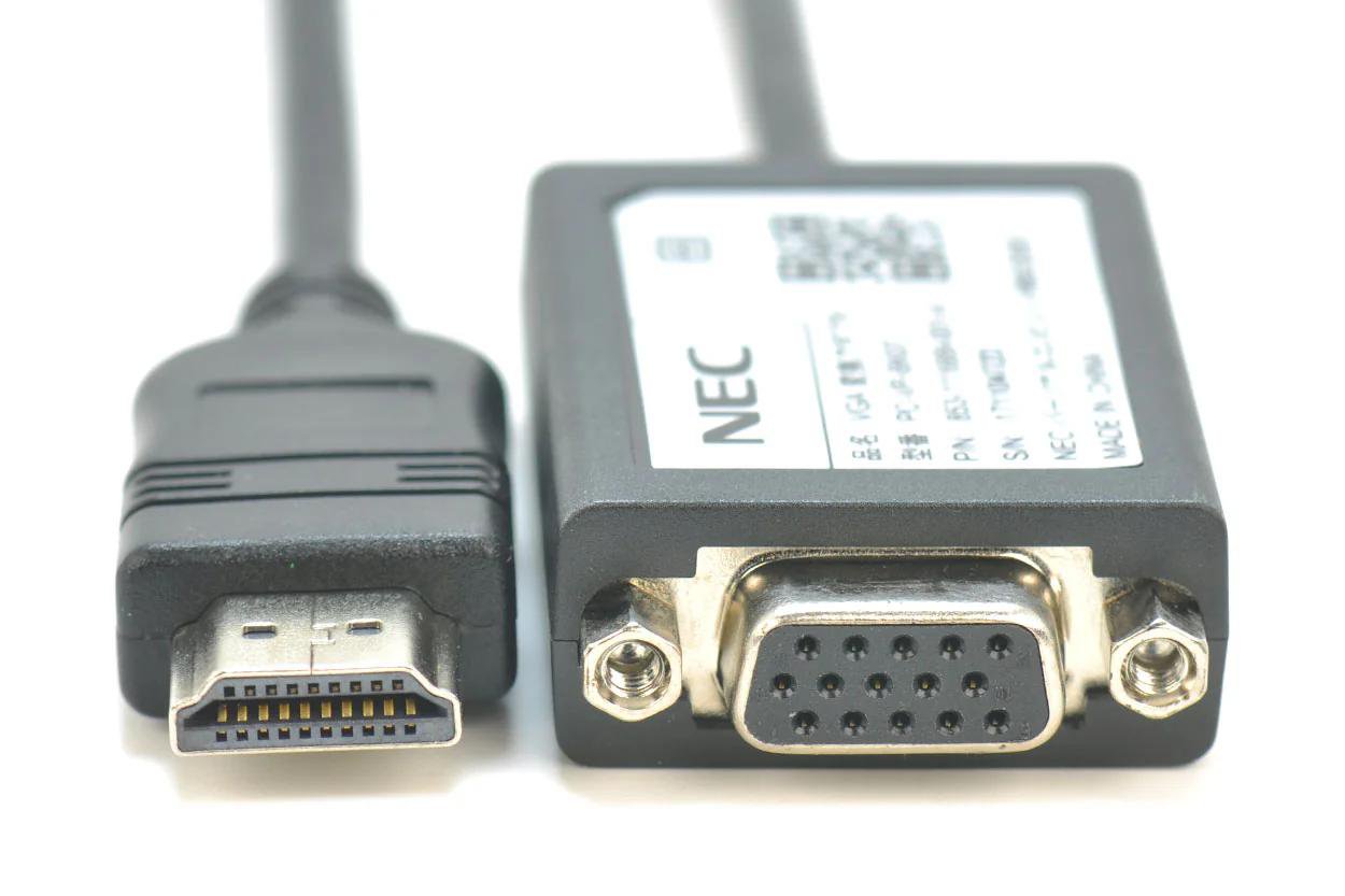 New Genuine NEC PC-VP-BK07 HDMI TO VGA Cable Adapter PC-VP-BK07 853-111689-001-A LT8511A