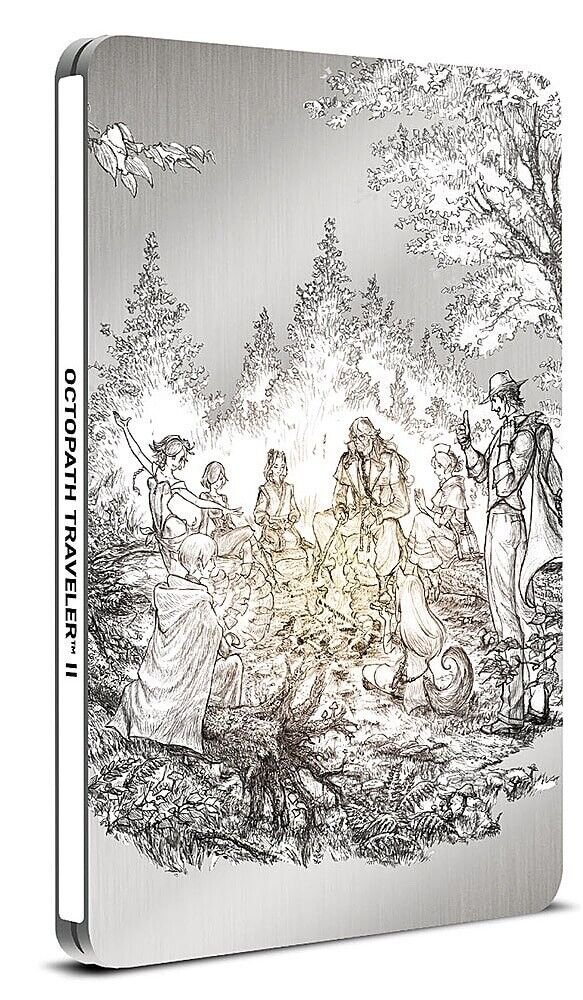 Sealed New Official  Octopath Traveler 2 Limited Edition SteelBook Case No Game for Nintendo NS