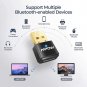 New Mpow BH519A Bluetooth 5.1 USB Dongle Adapter for PC Laptop Win10 Win7 Linux