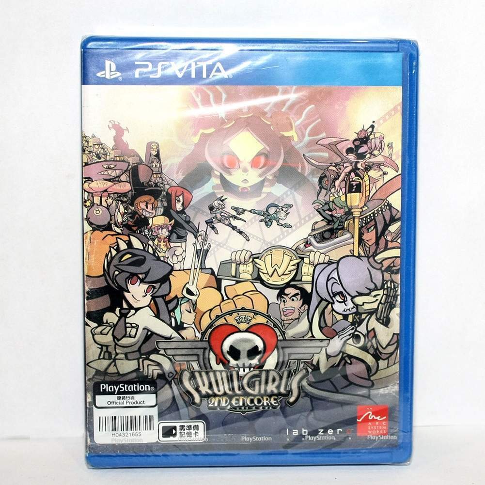 New Sealed Skullgirls: 2ND Encore Game(SONY PlayStation PS Vita PSV) HongKong Ve