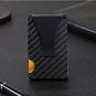 RFID Blocking Slim Carbon Fiber Money Clip Men Minimalist Wallet ID Card Holder