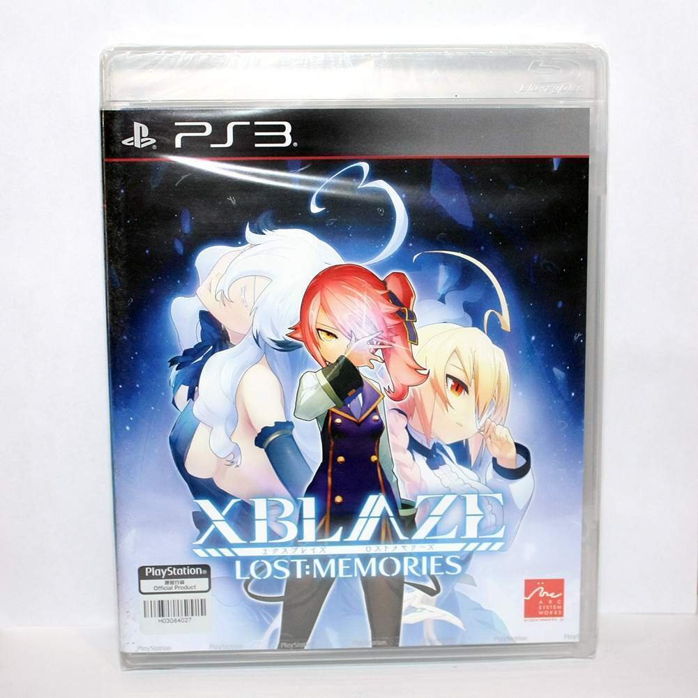 New Sealed GAME XBlaze Lost: Memories SONY PS3 PlayStation 3  HongKong Version J