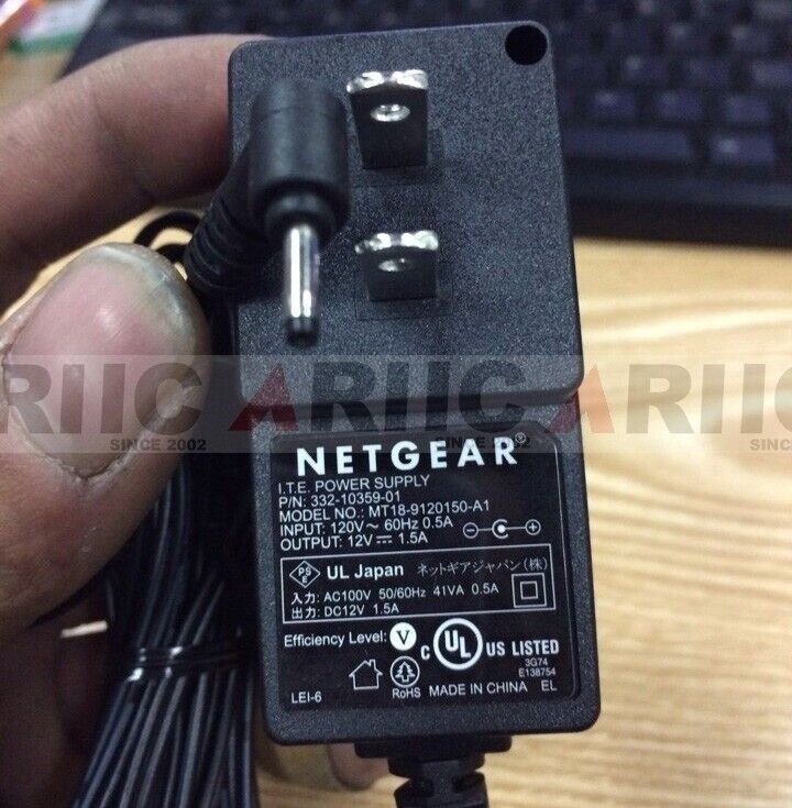 New Original 12V 1.5A 332-10359-01 Power Supply AC Adapter for NETGEAR