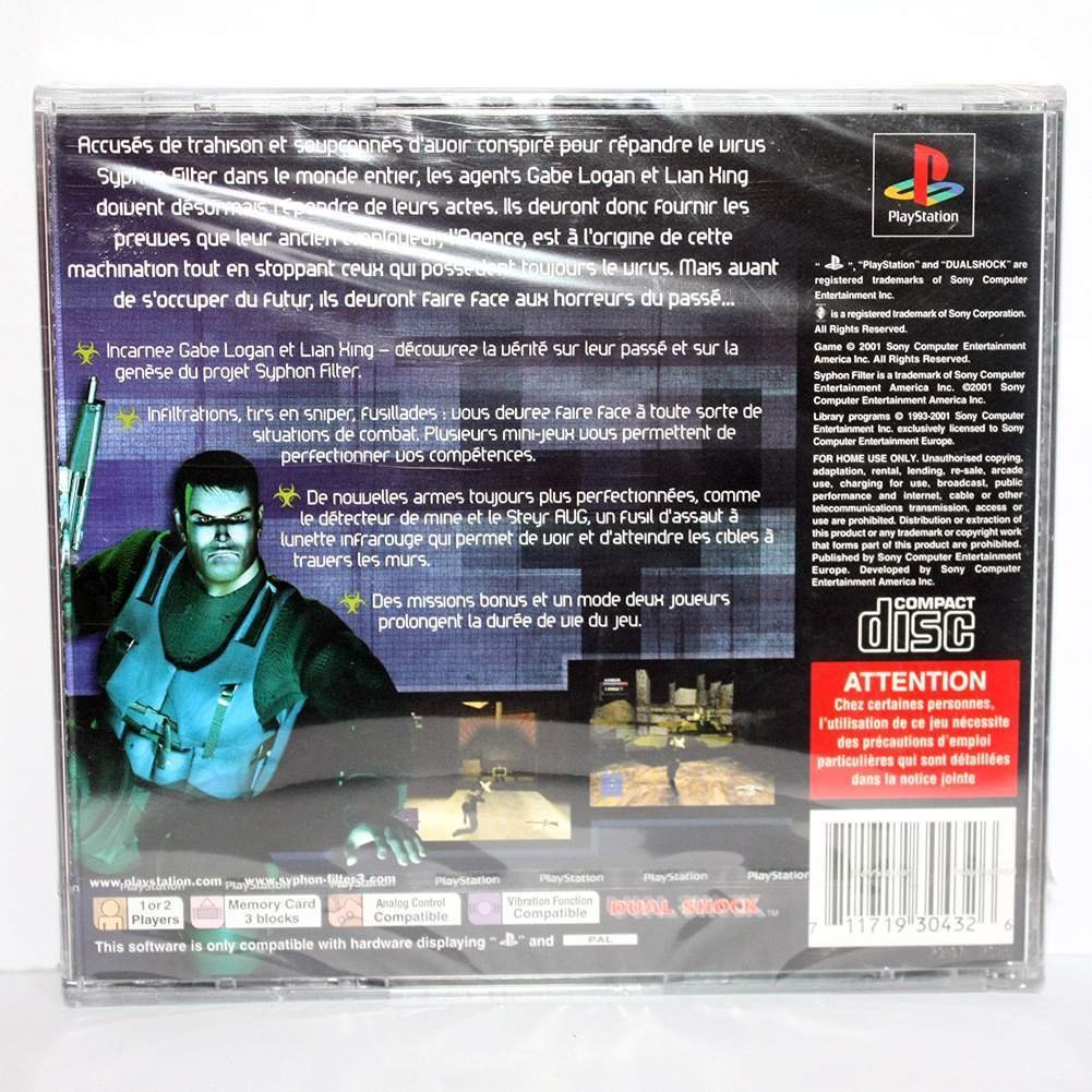 Syphon Filter 3 Ps1 Sony PlayStation Weapons Guide