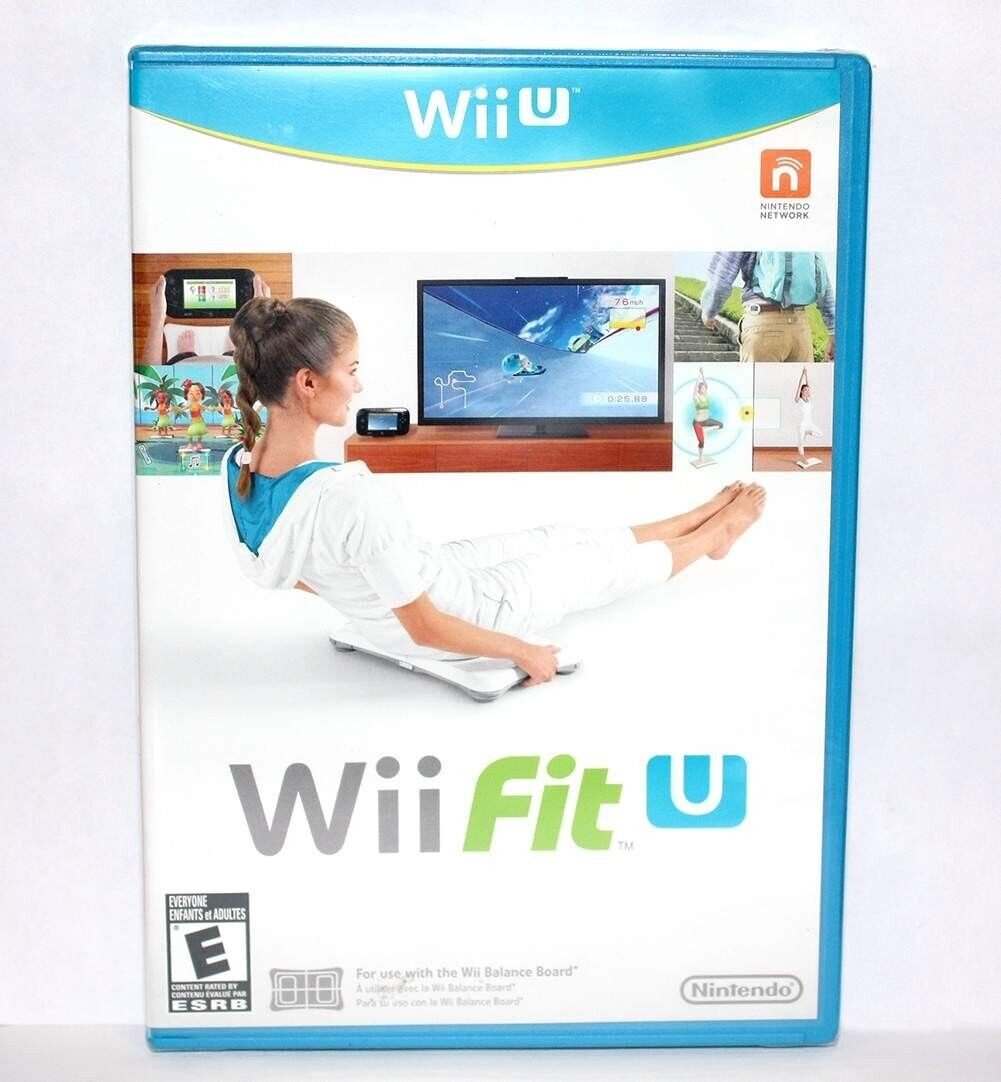 New Sealed RARE Game Wii Fit U Health & Fitness Nintendo Wii U USA Version Engli