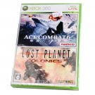 New Sealed RARE Game Ace Combat 6+Lost Planet Xbox 360 by Capcom Japan Version