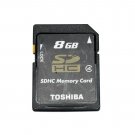 Genuine OEM TOSHIBA 8GB SDHC SD Class 4 SD-K08G Memory Card Made in Japan