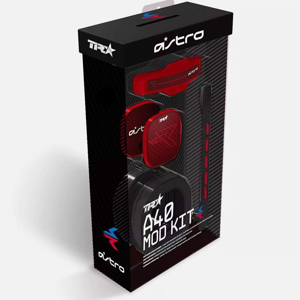 New Logitech ASTRO Gaming A40 TR Mod Kit Noise Cancelling Conversion Kit Red CN