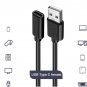 New USB A to Type C Female Extension Cable Fast Charging Data Extension Cord OTG