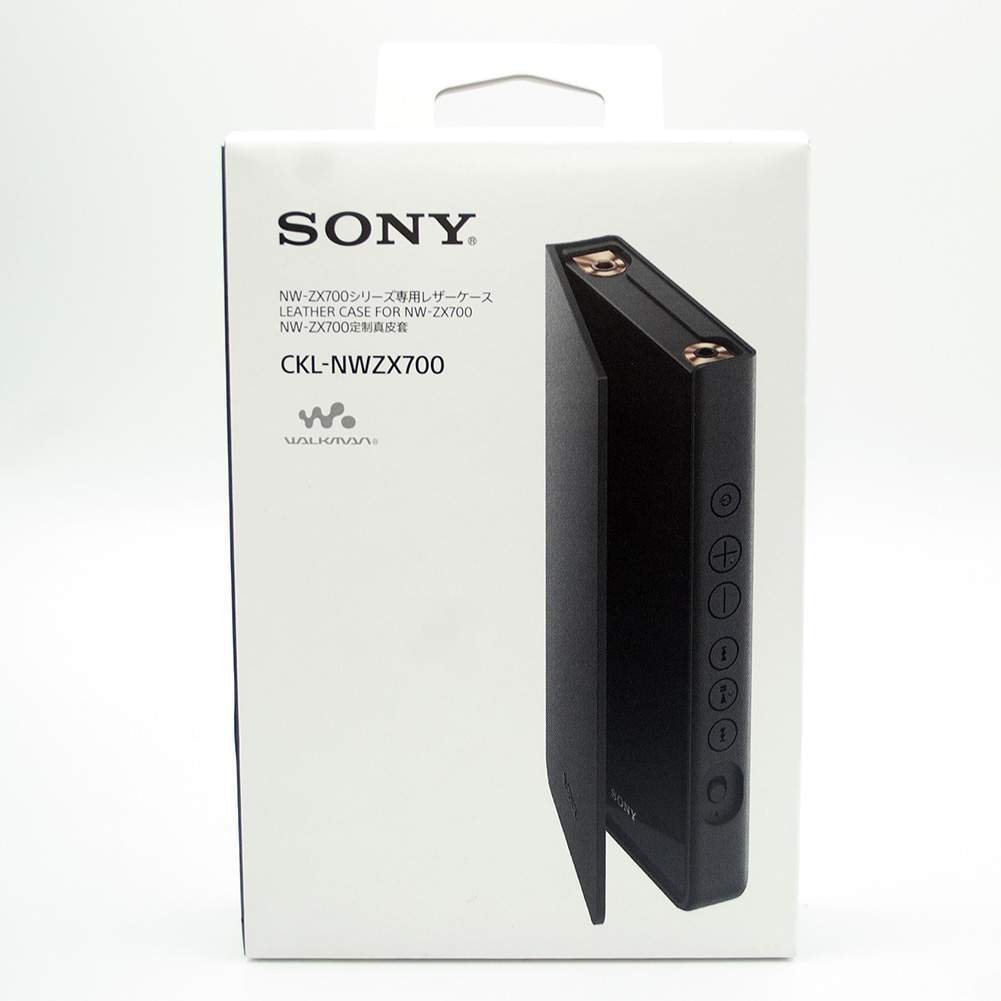 Sony CKL-NWZX700 Official Leather Case Black with strap for Walkman NW-ZX707