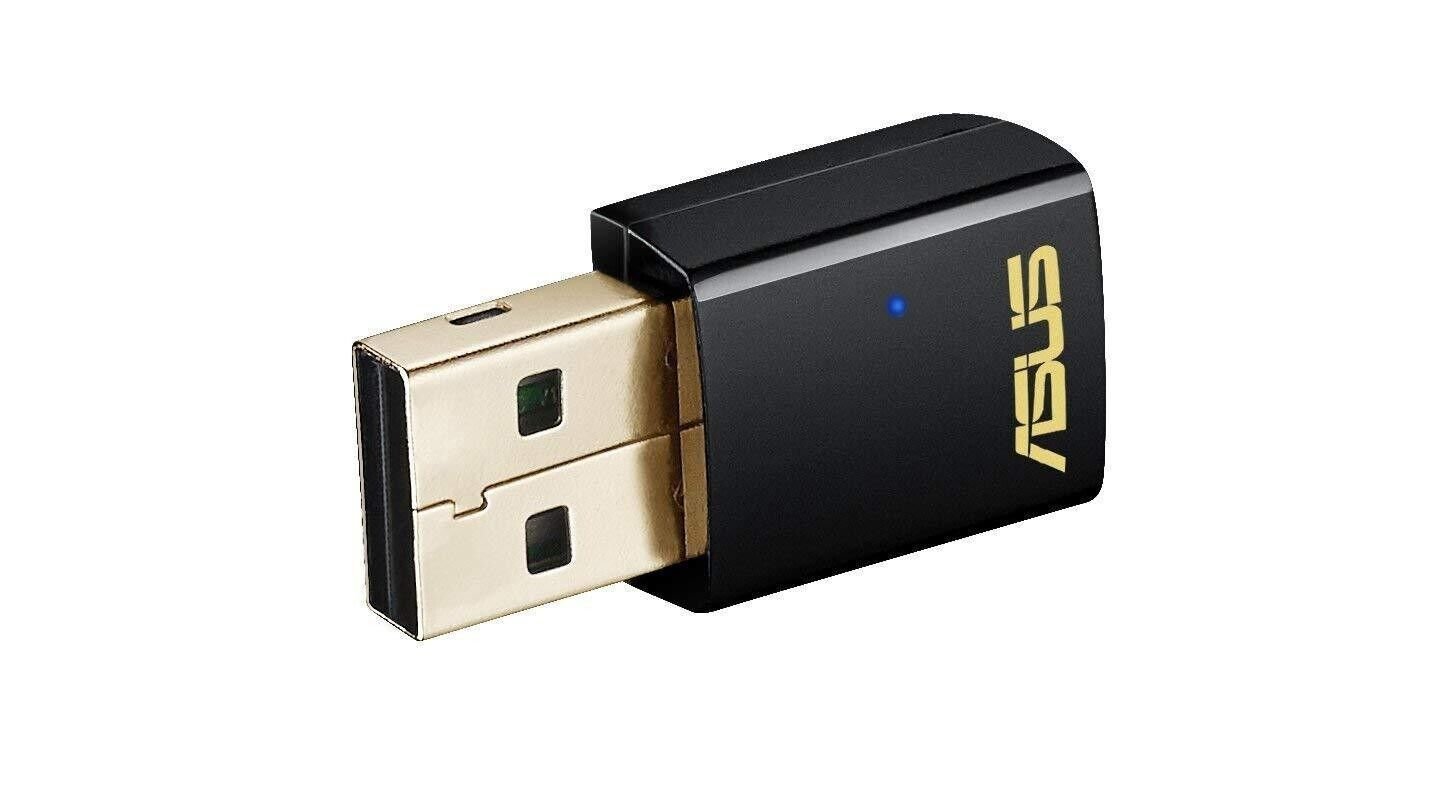 ASUS USB-AC51 AC600M Dual-Band USB 2.0 802.11a/b/g/n/ac Wi-Fi Adapter Dongles