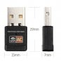 Mini Dual Band 600Mbps USB WiFi Wireless Adapter Network Card 2.4G/5GHz 802.11ac