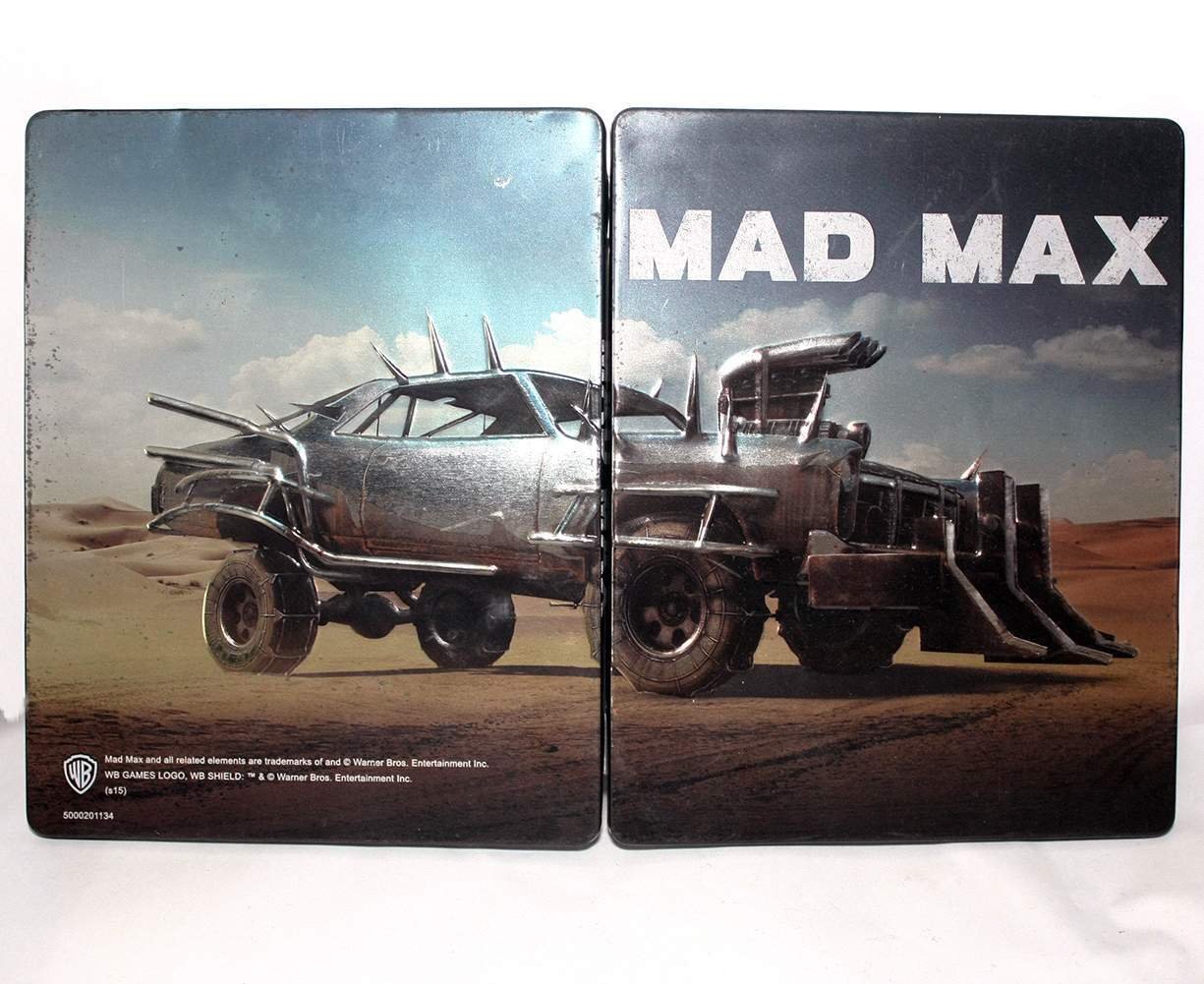 Used Official MAD MAX Limited Edition SONY PS4 PS5 SteelBook Case No Game