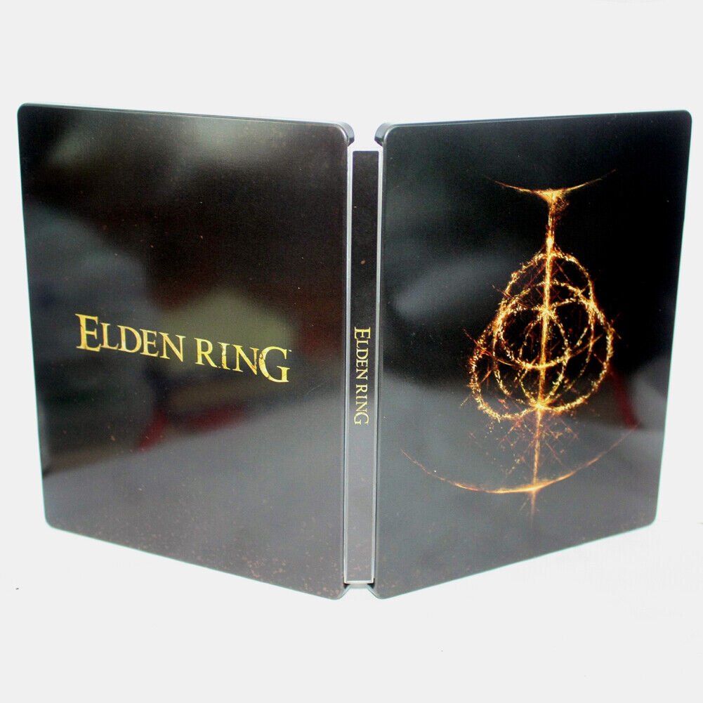 New Official Elden Ring Black Limited Edition SONY PS4 PS5 SteelBook G4 Case No