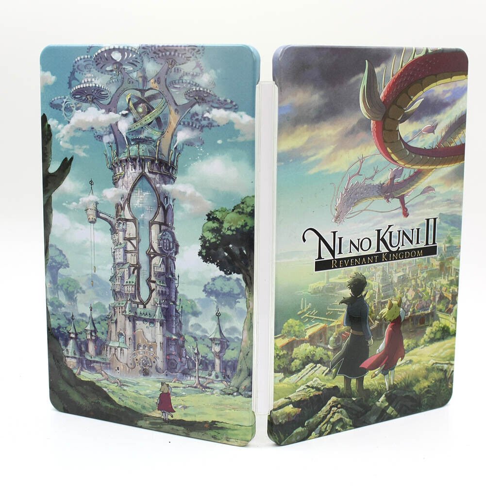 New Ni no Kuni II: Revenant Kingdom Limited Custom Made Steelbook For Switch NS